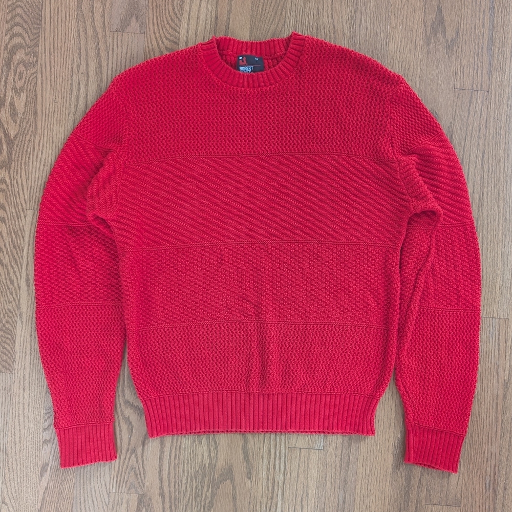 Robert Bruce Classic Red Knit Sweater